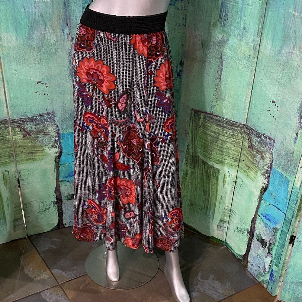 Lapis Gypsy Petal Maxi Skirt